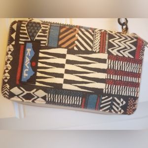 Kavu Go Time Printed Crossbody Wallet